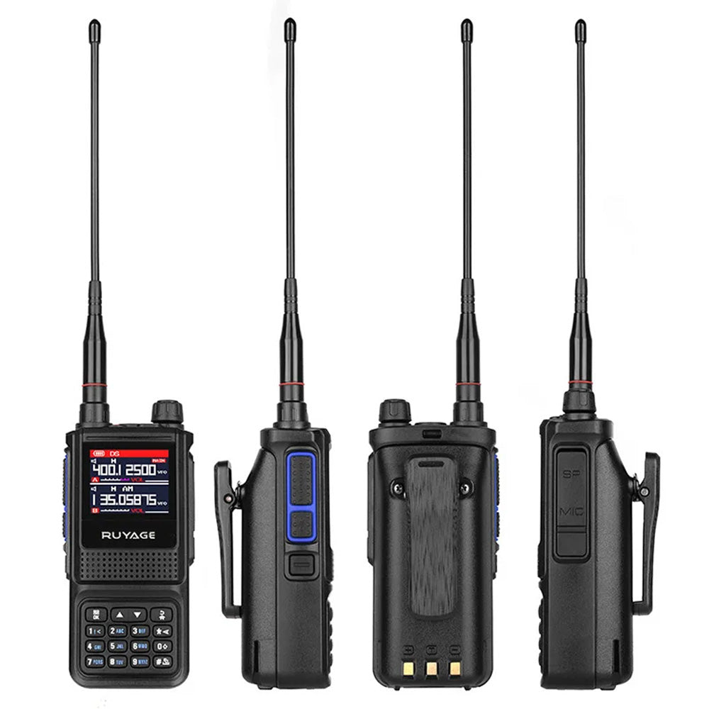 RUYAGE UV1D 5W 6-Band Analog Walkie Talkie Portable Radio