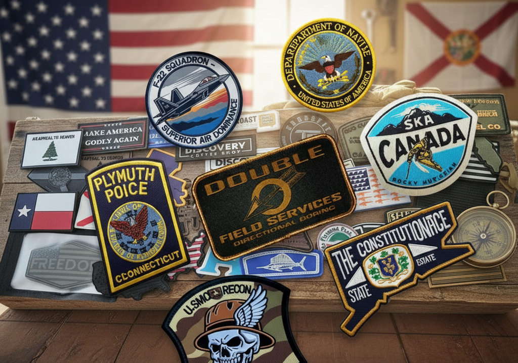 Custom Embroidered Patches - 325-500 Pieces