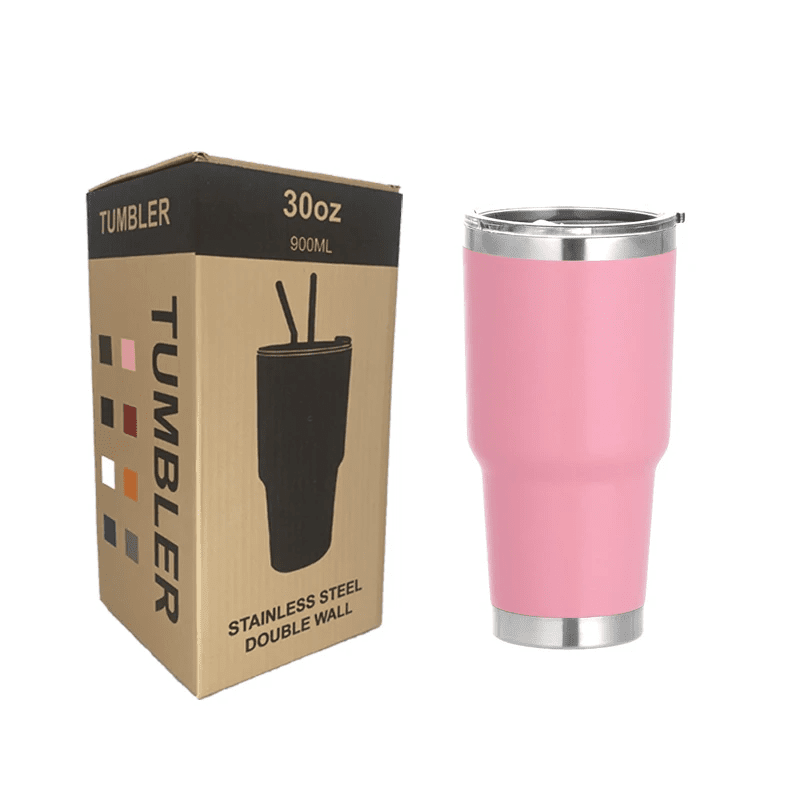 30oz Stainless Steel Tumblers โ Insulated Travel Mug with Lid