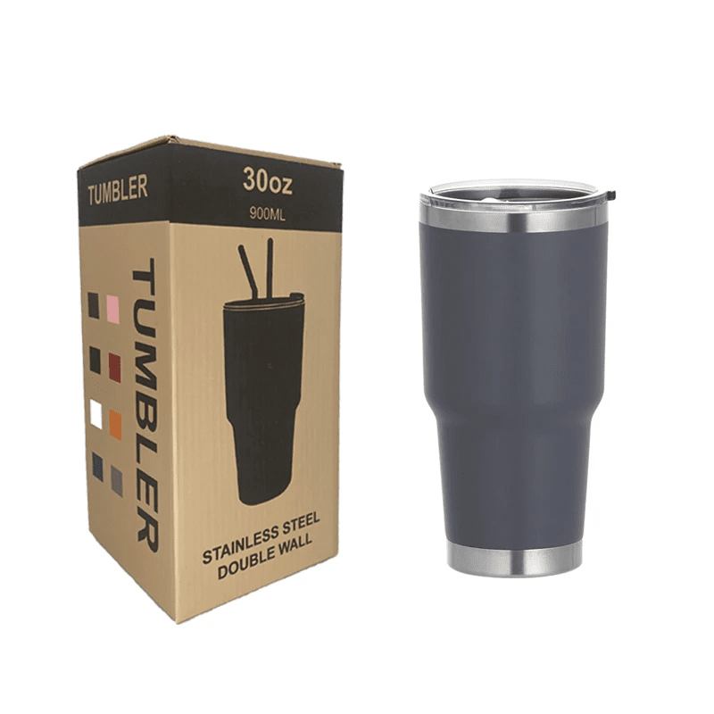 30oz Stainless Steel Tumblers โ Insulated Travel Mug with Lid