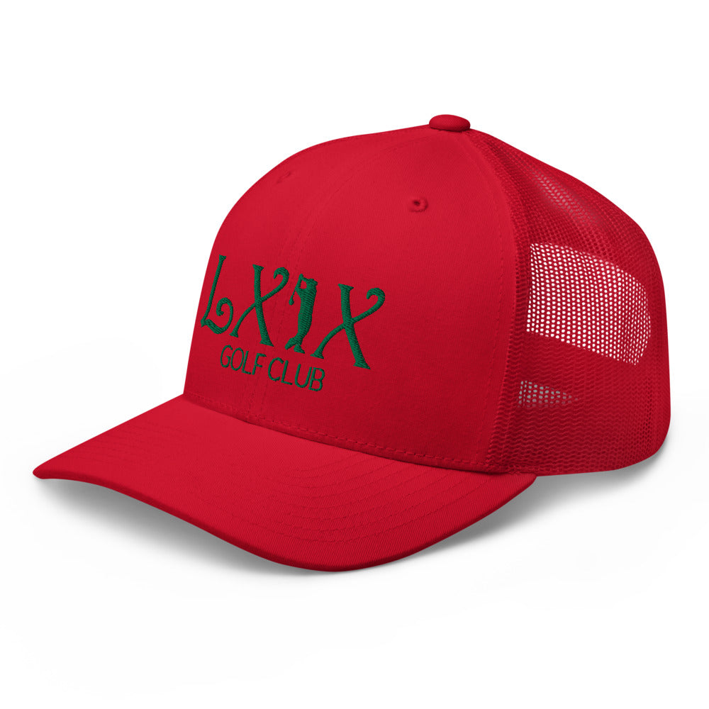 Curve Logo Trucker Cap - Green Logo