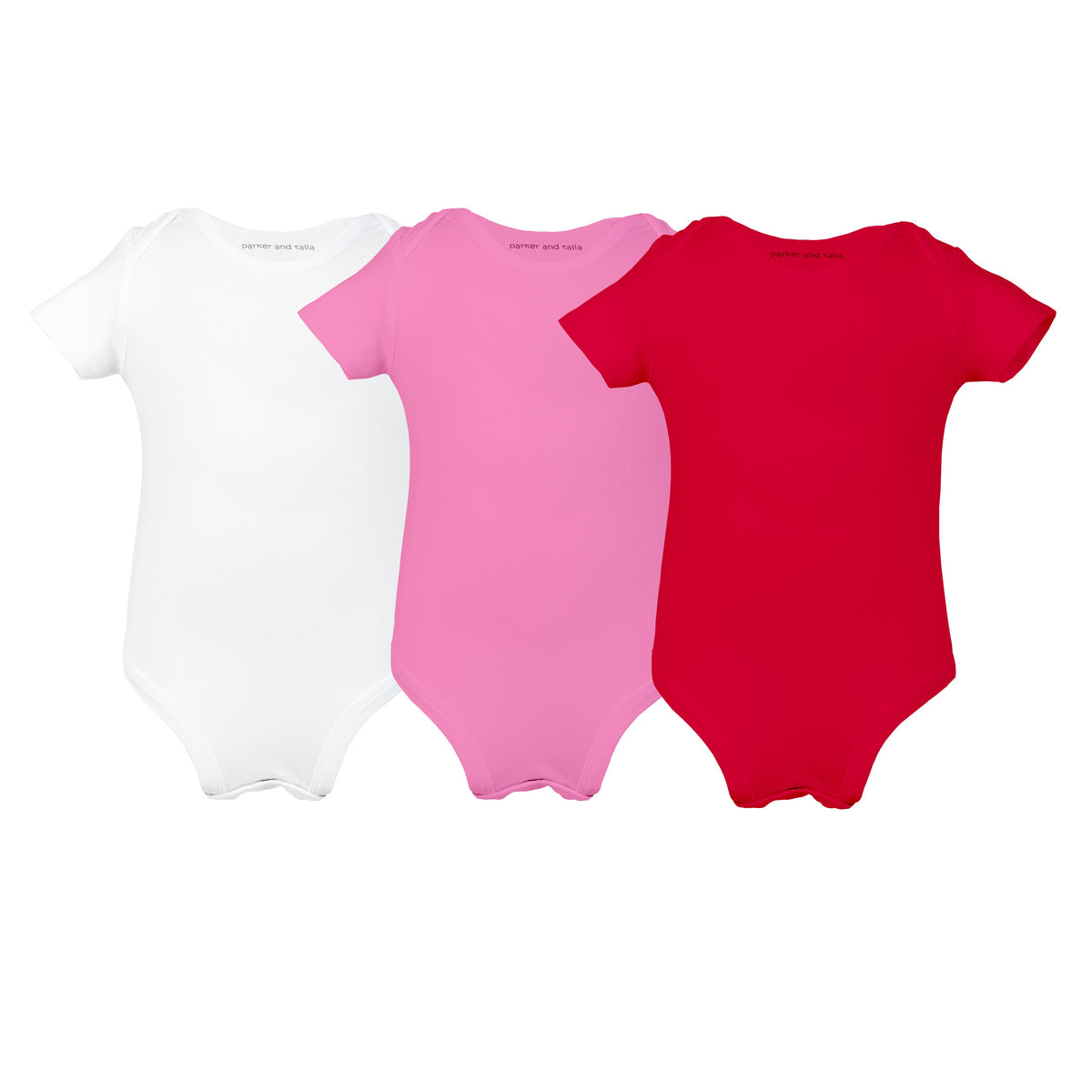 The Three’s Company Onesie Pack- 3 Pack of the softest Bamboo Onesie&