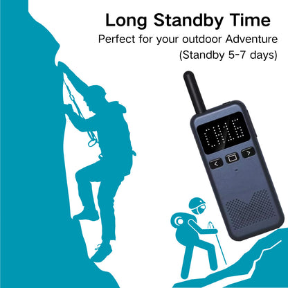 RUYAGE RY13 Ultra-Thin Pocket Analog Walkie Talkie Long Battery