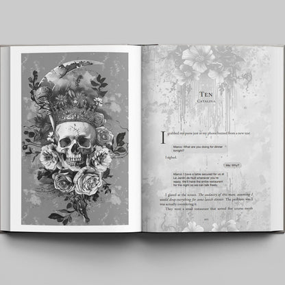 Crowned In Blood Book Box - Dark Mafia Romance Special Edition with Sprayed Edges