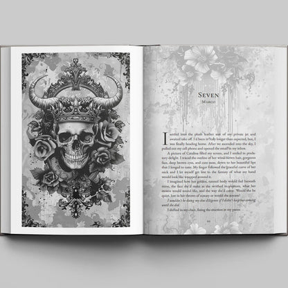 Crowned In Blood Book Box - Dark Mafia Romance Special Edition with Sprayed Edges