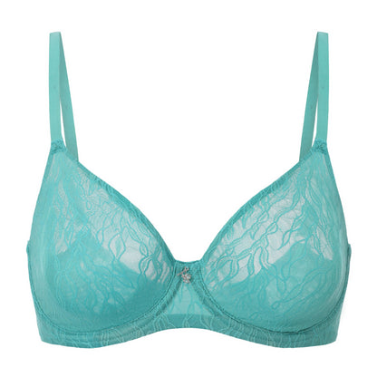 Julie Molded Lace &amp; Mesh T-Shirt Bra