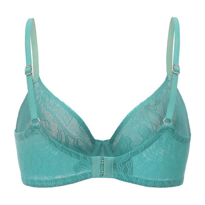Julie Molded Lace &amp; Mesh T-Shirt Bra