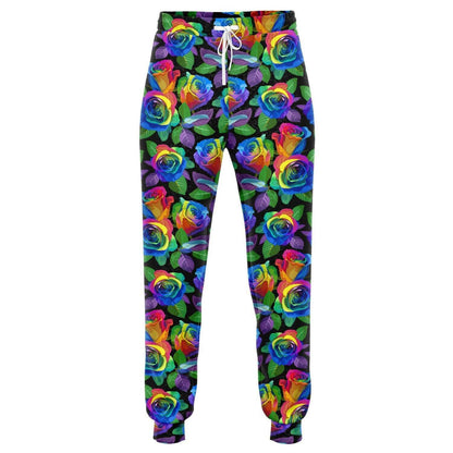 Rainbow Rose Joggers Ready  to Ship