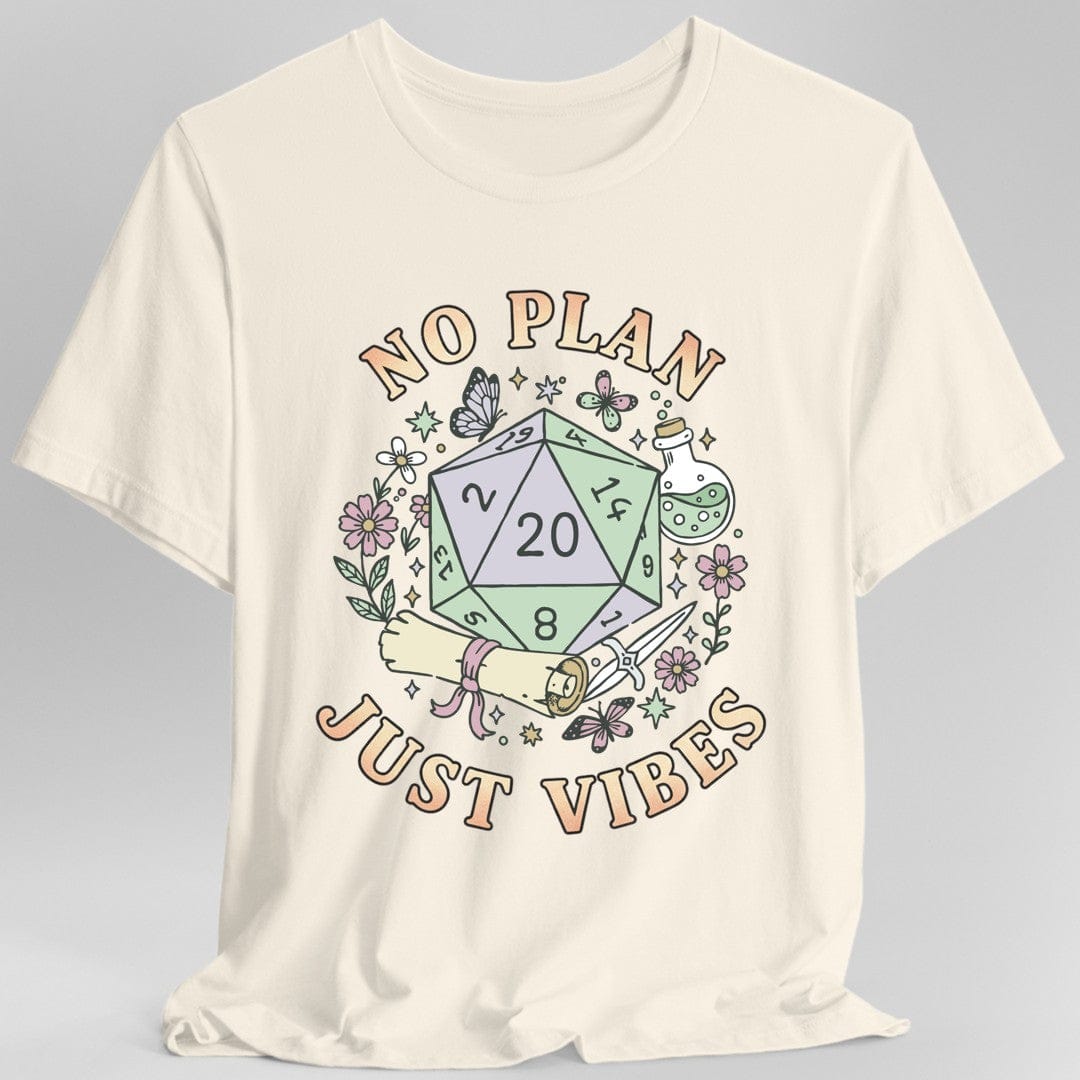 No Plan Just Vibes D&amp;D T-Shirt