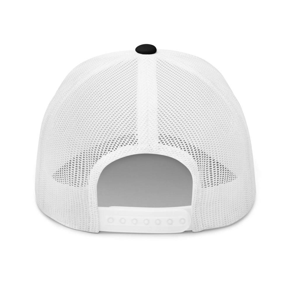 Curve Logo Trucker Cap - Green Logo