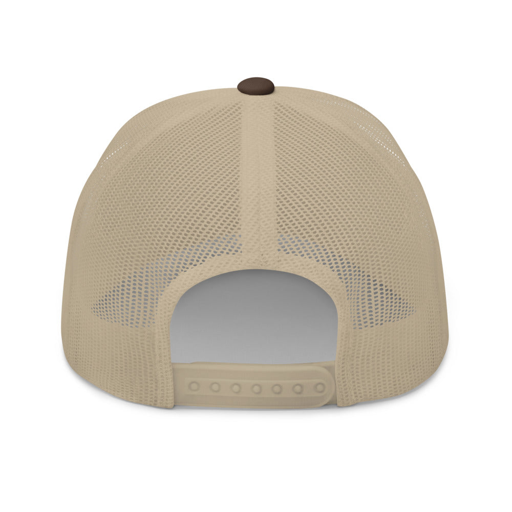 Curve Logo Trucker Cap - Green Logo