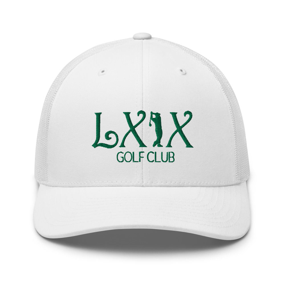 Curve Logo Trucker Cap - Green Logo
