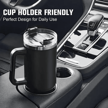 30oz Stainless Steel Tumblers – Insulated Travel Mug with Lid
